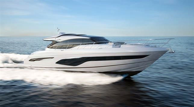 Princess presenterar ny v65 på boot düsseldorf 2018 båtliv