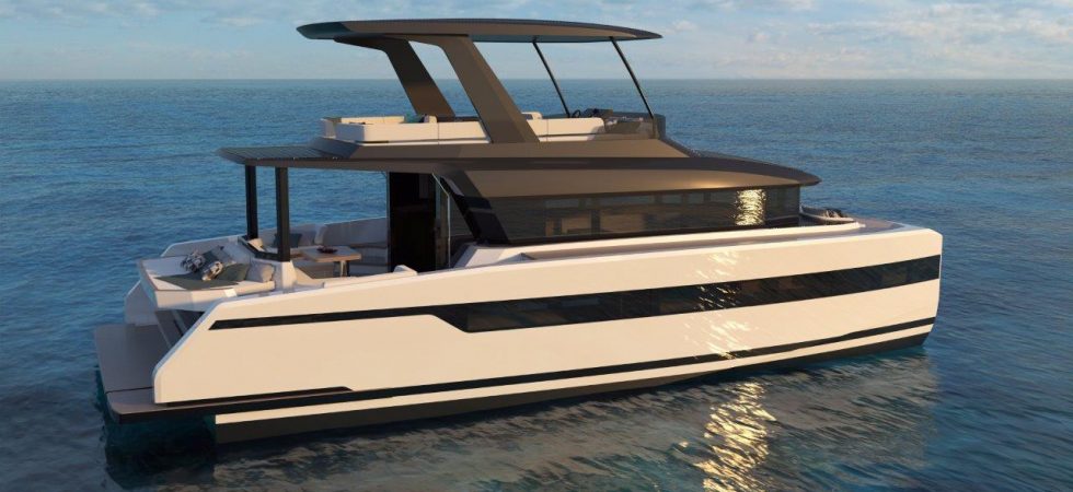 Bekväm och sol-elektrisk motoryacht