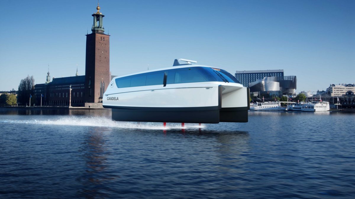 Världens snabbaste elektriska fartyg i SL-trafik mellan Ekerö och Stadshuset