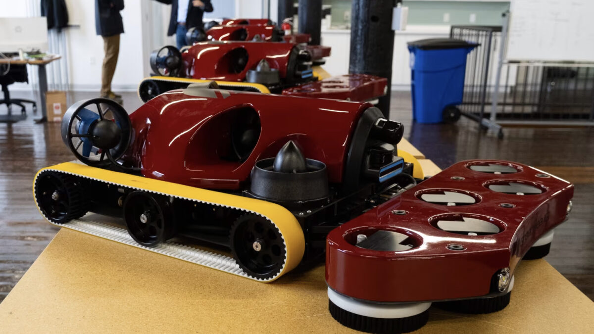 Avancerad servicerobot för att tvätta fartygsbottnar