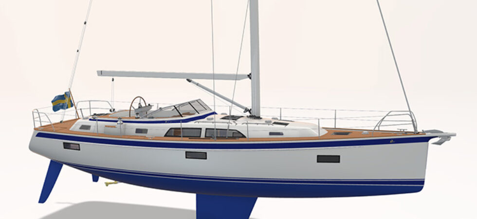 Förbättrad Hallberg-Rassy 44 Mk II får premiär i augusti 2026