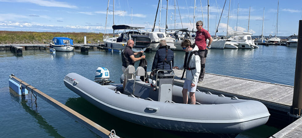 Första elbåten till norsk segelförening