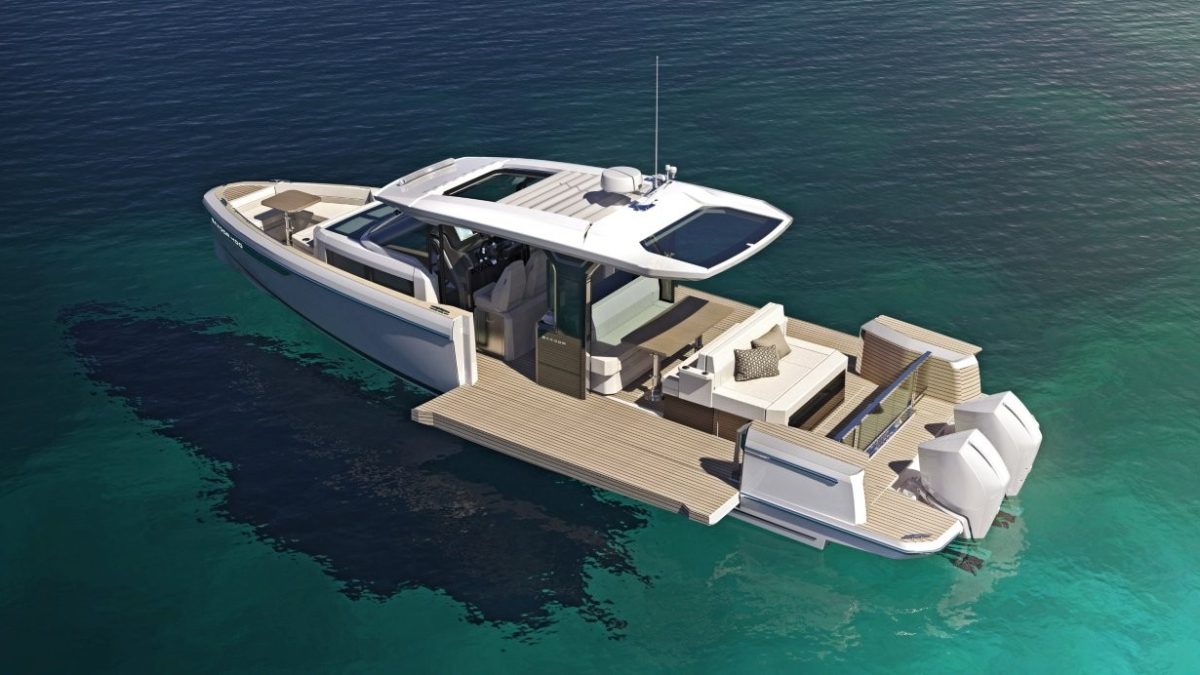Saxdor 400 GTS – premiär på båtmässan i Cannes