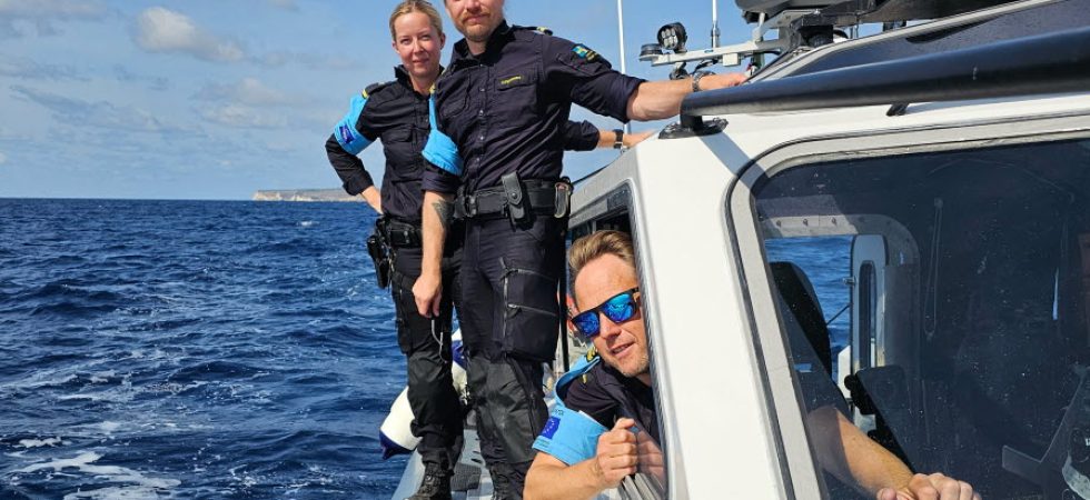 Kustbevakningen patrullerar åter i Medelhavet