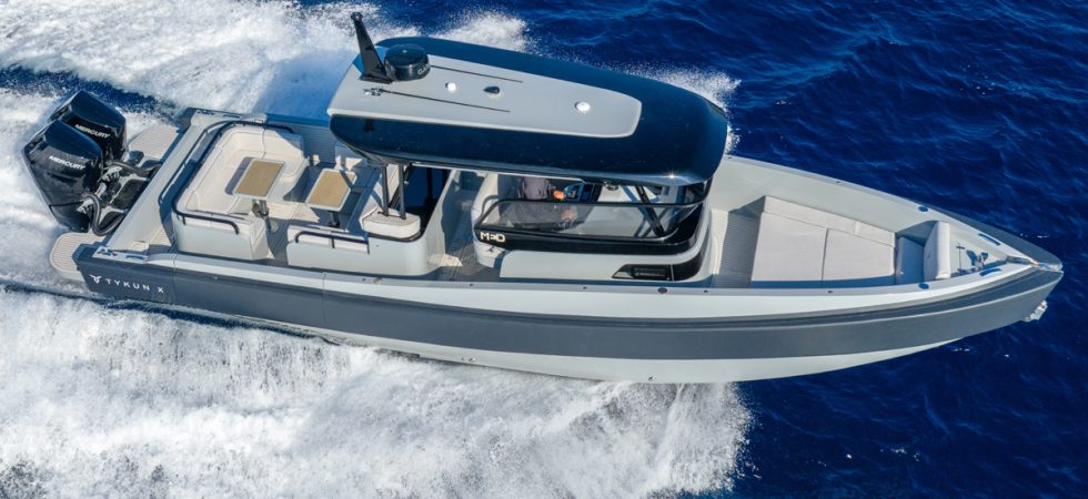 Tenderbåt i aluminium för över 50 knop