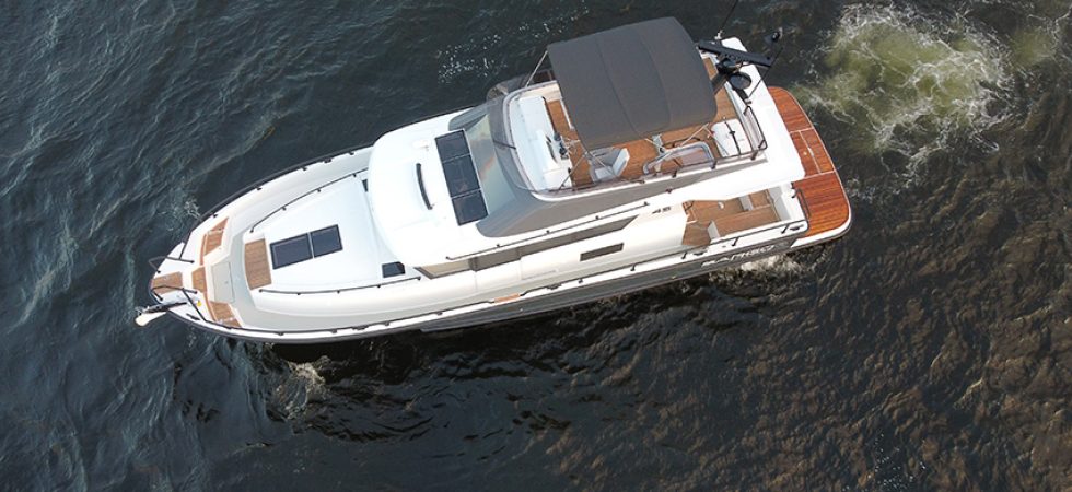 Flybridge på ny toppmodell av Sargo 45