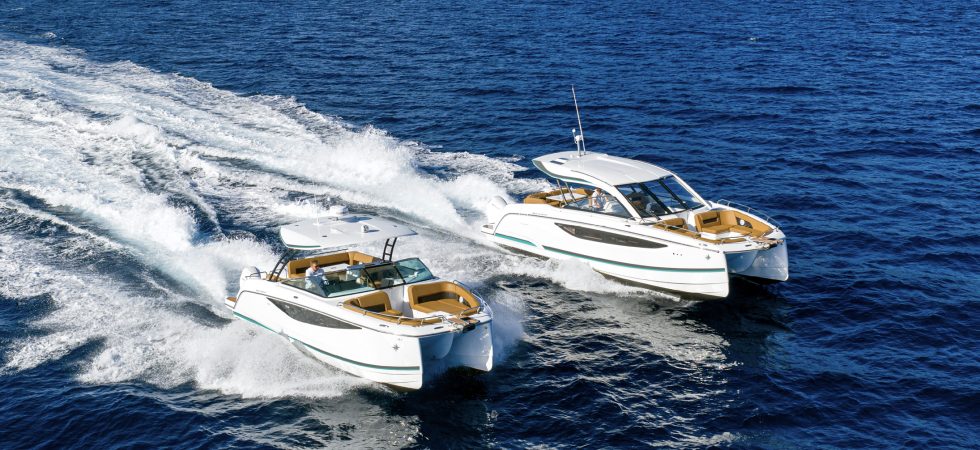 Jeanneau lanserar ny serie motorkatamaraner