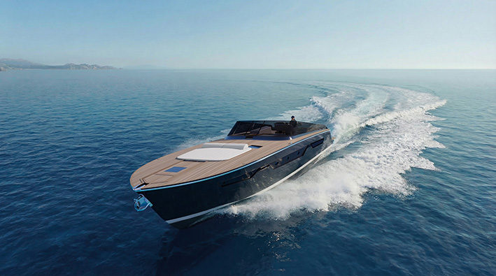 Eleganta linjer i snabb och exklusiv italienare