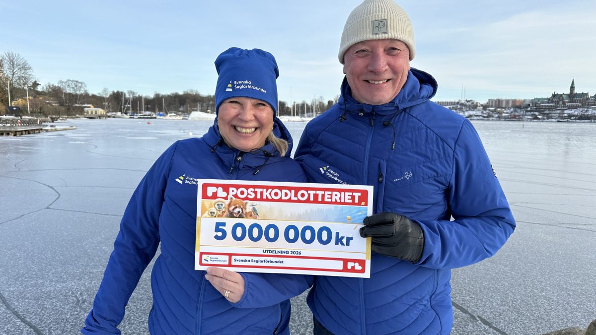 5 Mkr till Svenska Seglarförbundet – tack vare lottköpare