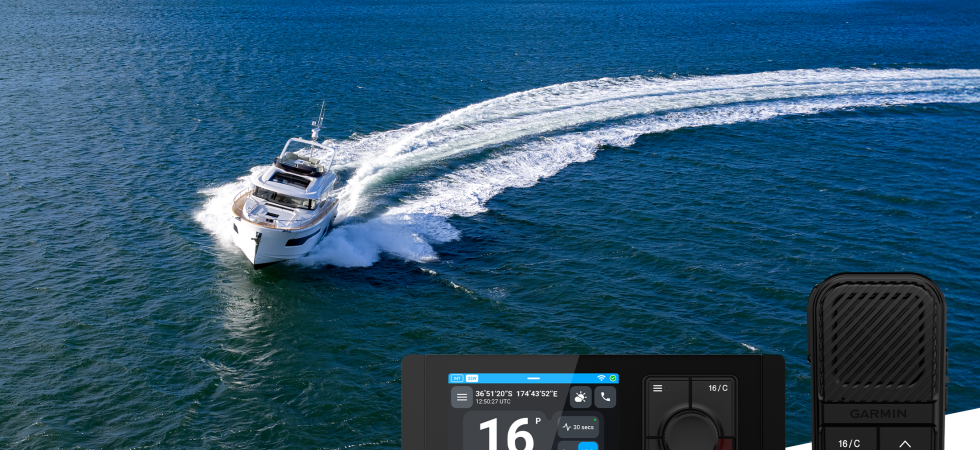 Allt-i-ett Garmin Signal VHF-marinradio