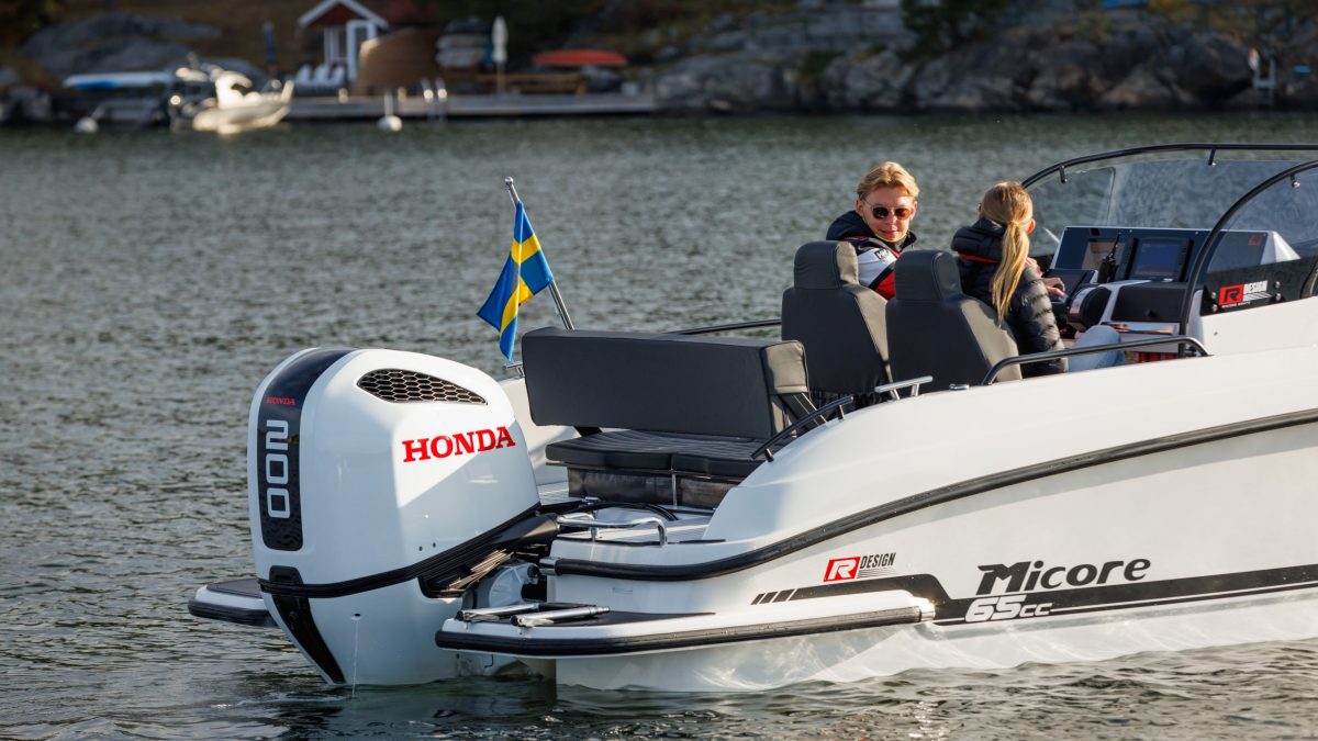 Honda i samarbete med båttillverkare på båtmässan i Göteborg