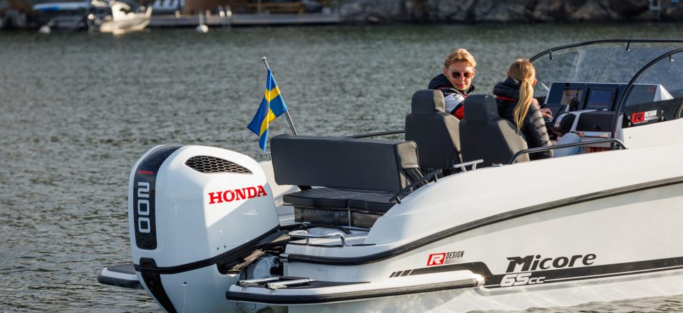 Honda i samarbete med båttillverkare på båtmässan i Göteborg
