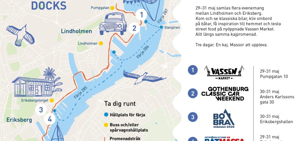 Premiär för Gothenburg Docks – ny evenemangssatning vid kajen
