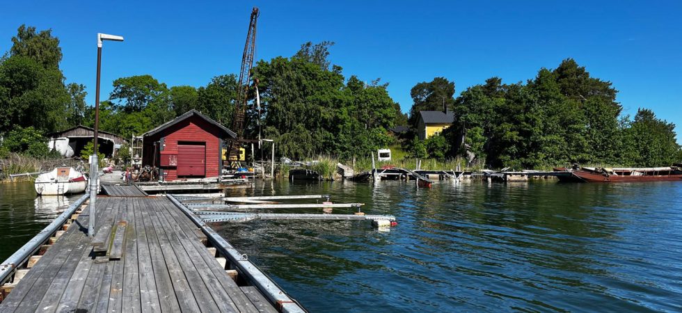Till salu: tidigare båtvarv med bostadshus