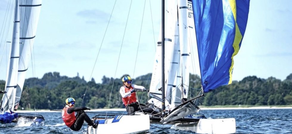 Emil Järudd och Hanna Jonsson vinner EM i Nacra 17